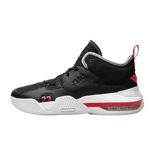 Sze 10.5 Men Nike Jordan Stay Loyal 2 Black White Red Jumpman Basketball Sneaker - Picture 1 of 11